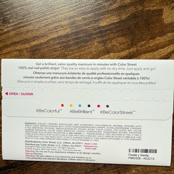 Color Street Nail Polish Strips: Fiesta y Siesta - Picture 6 of 7